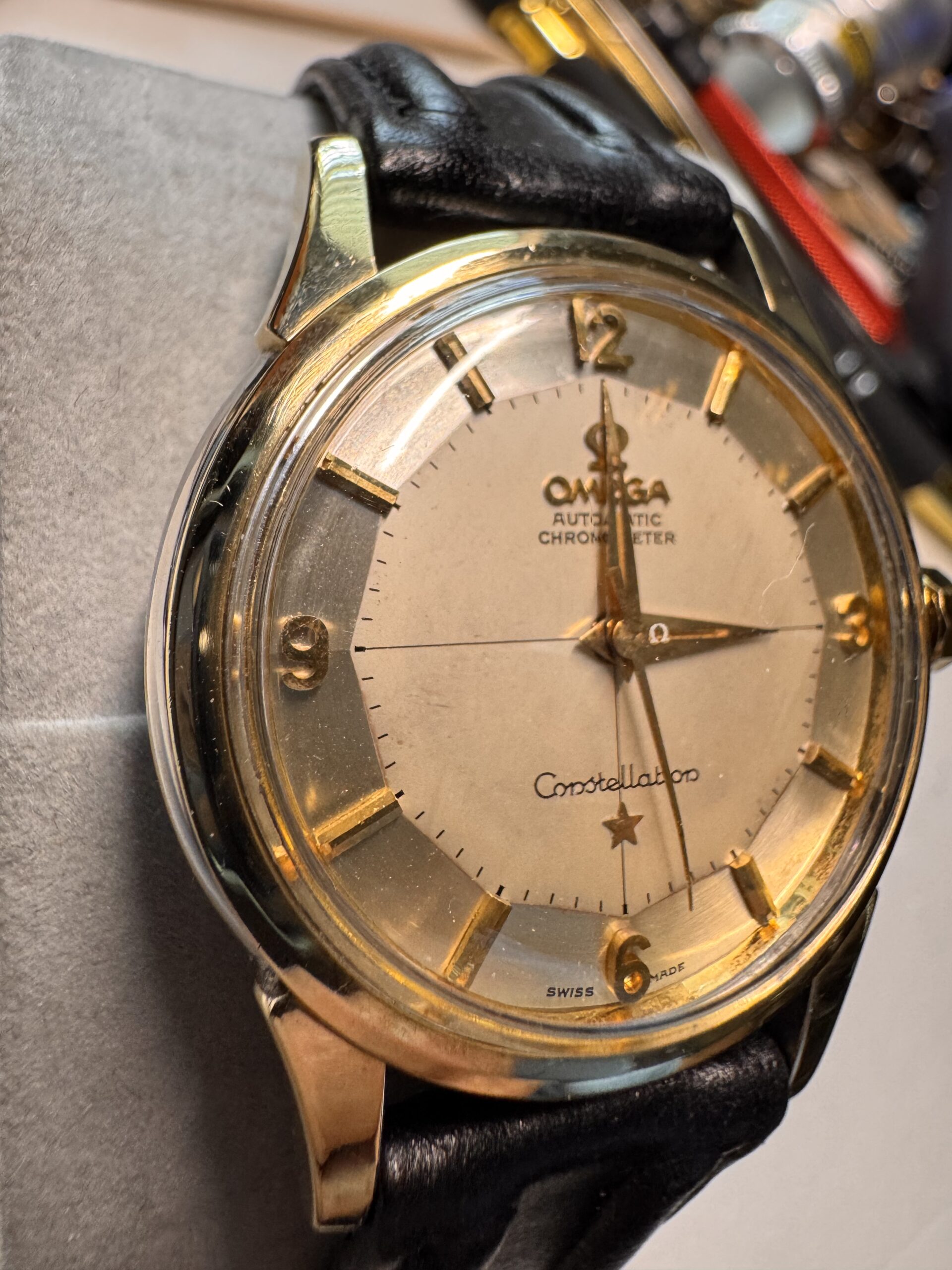 Vintage Omega Constellation Pie Pan Mens Watch - Image 4