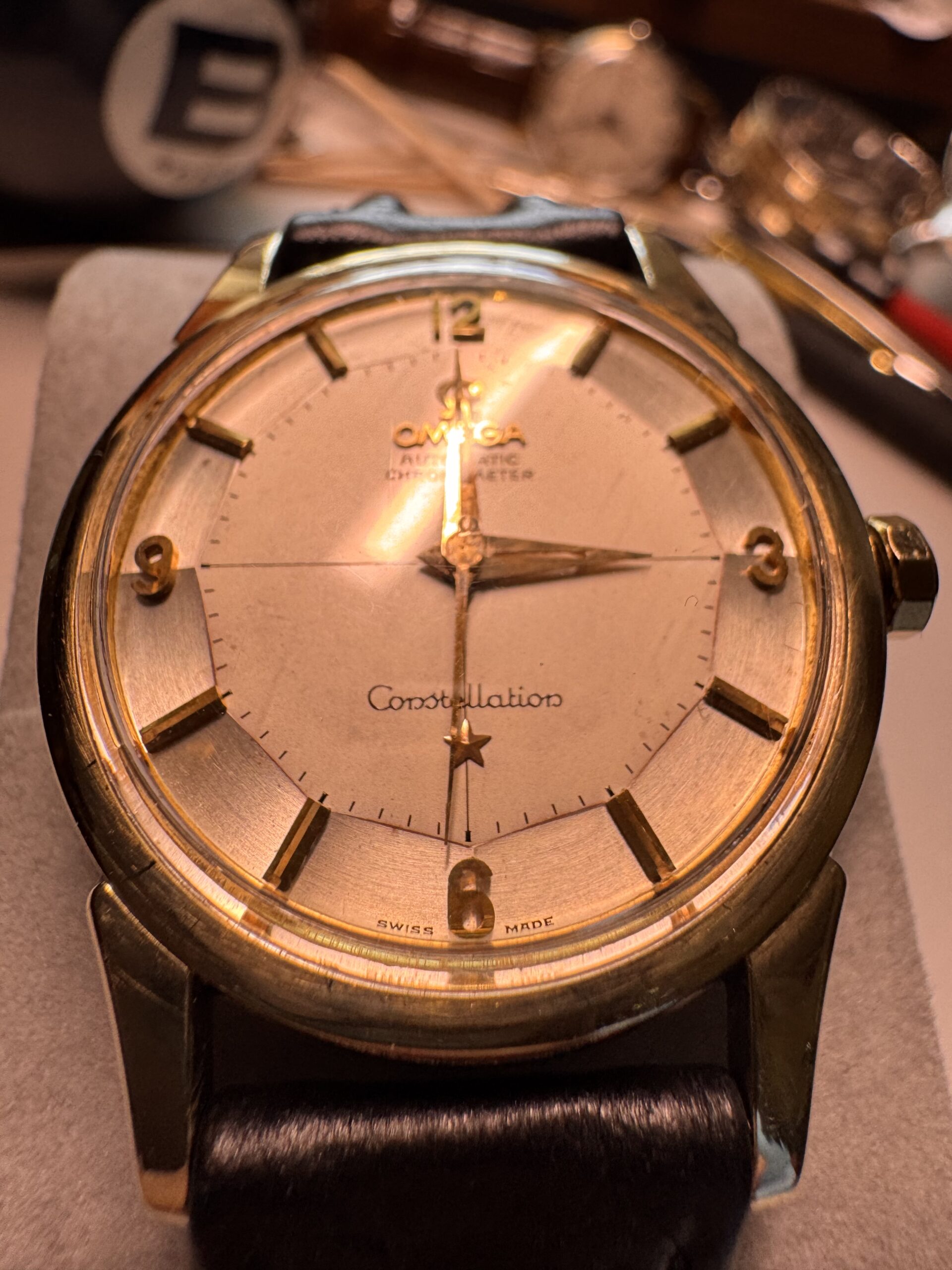 Vintage Omega Constellation Pie Pan Mens Watch - Image 3