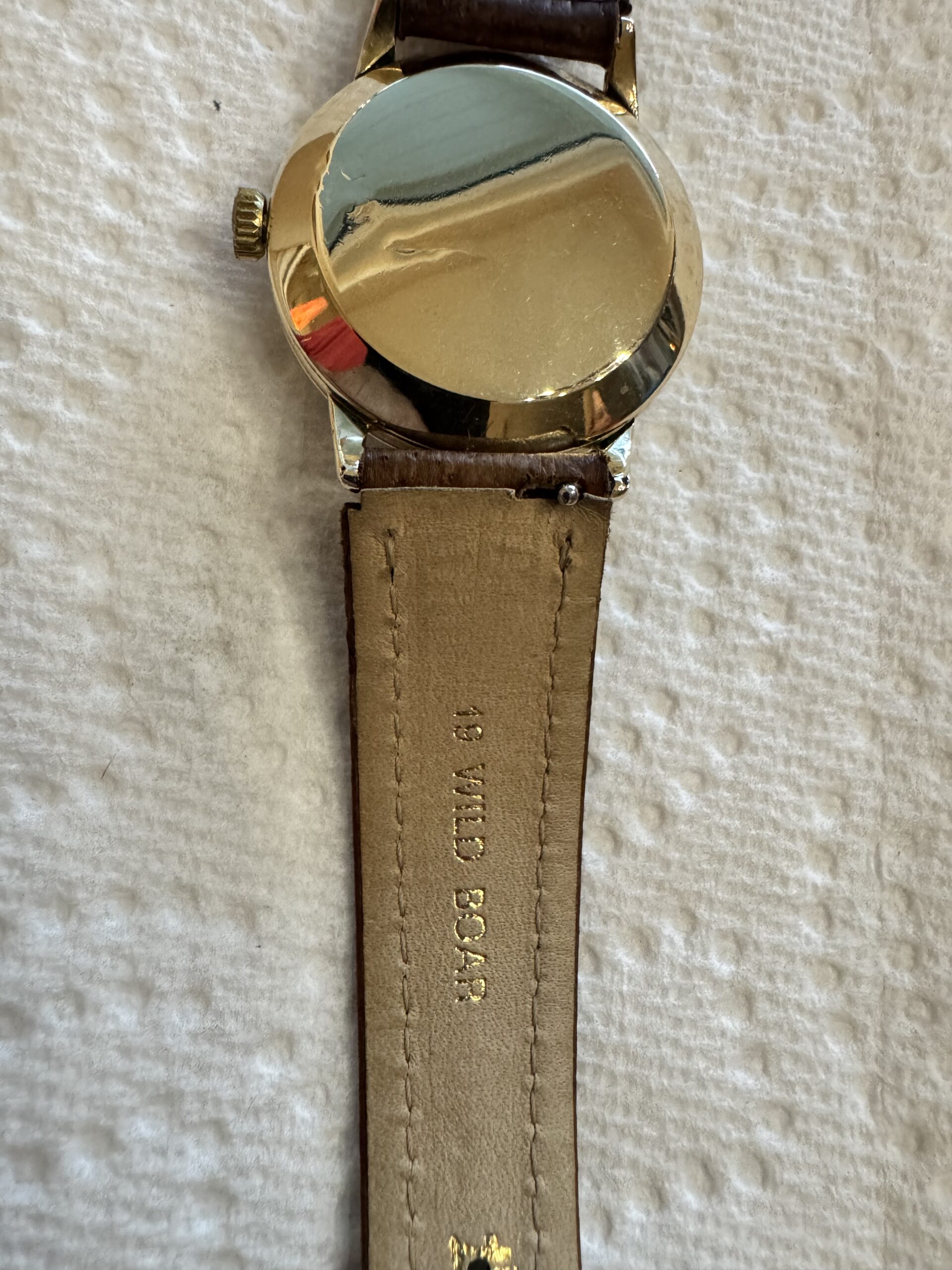Wild Boar Leather Watch Strap