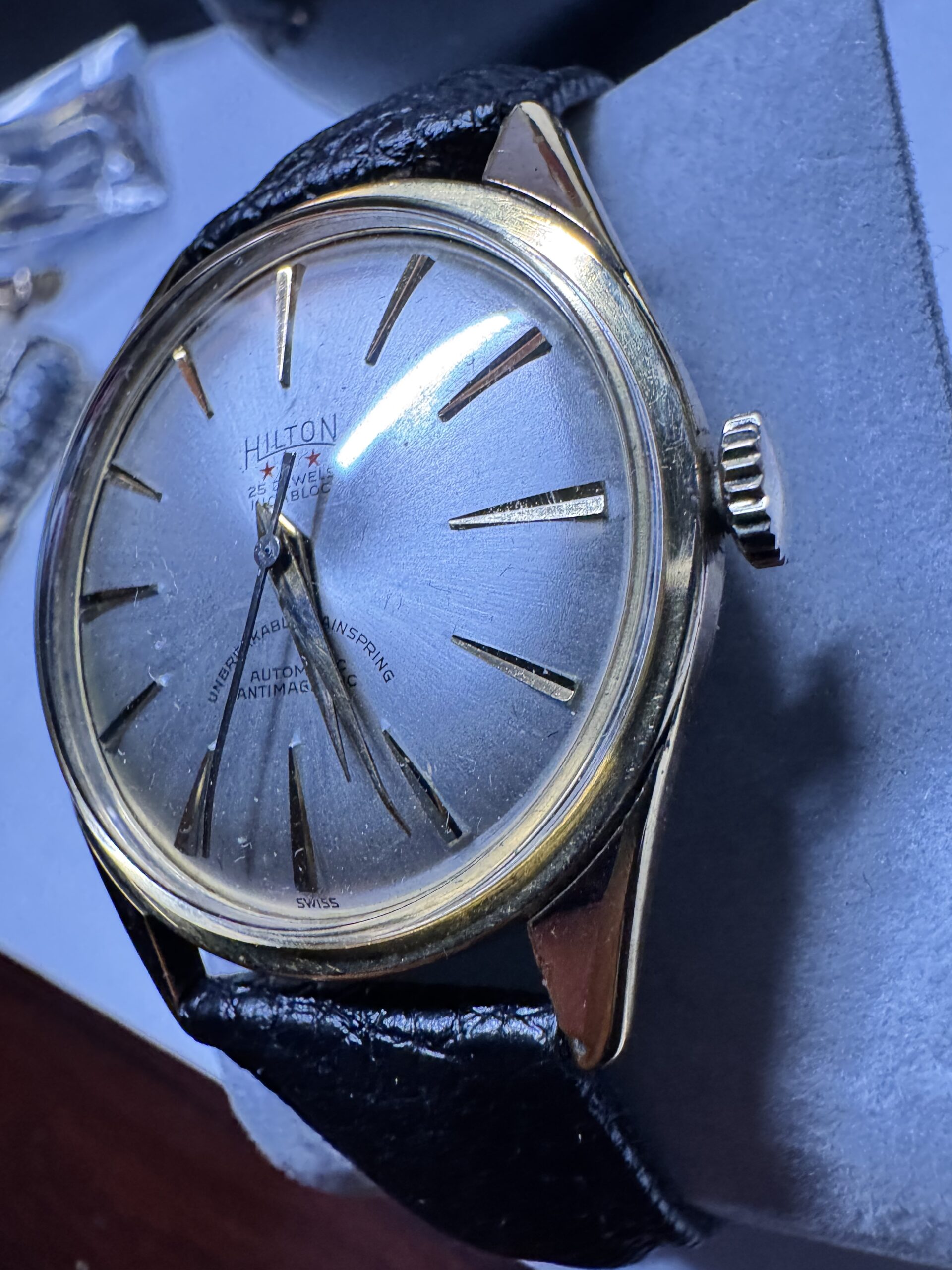 Hilton Automatic wristwatch 17 Jewels Swiss - Image 10