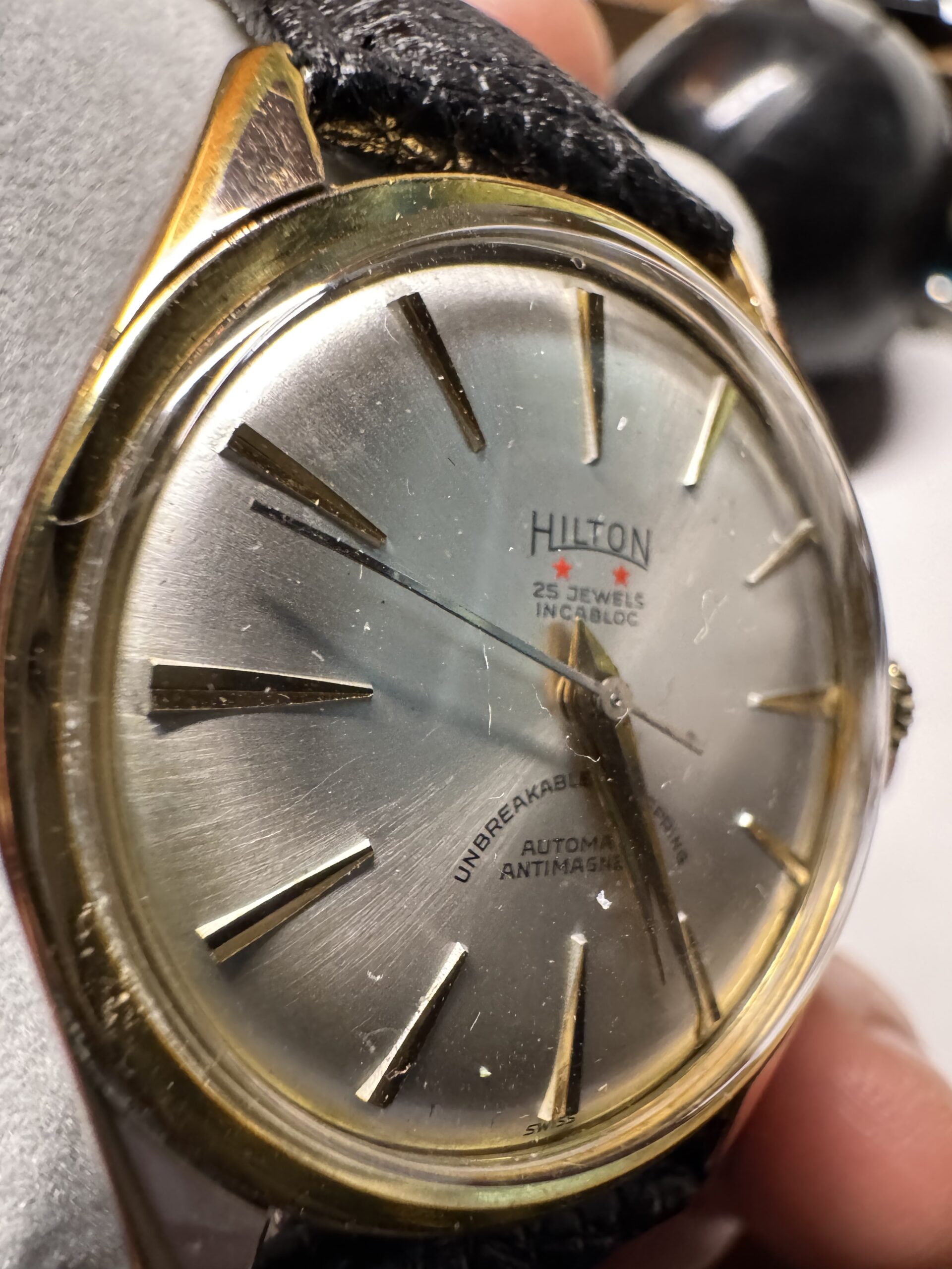 Hilton Automatic wristwatch 17 Jewels Swiss - Image 8