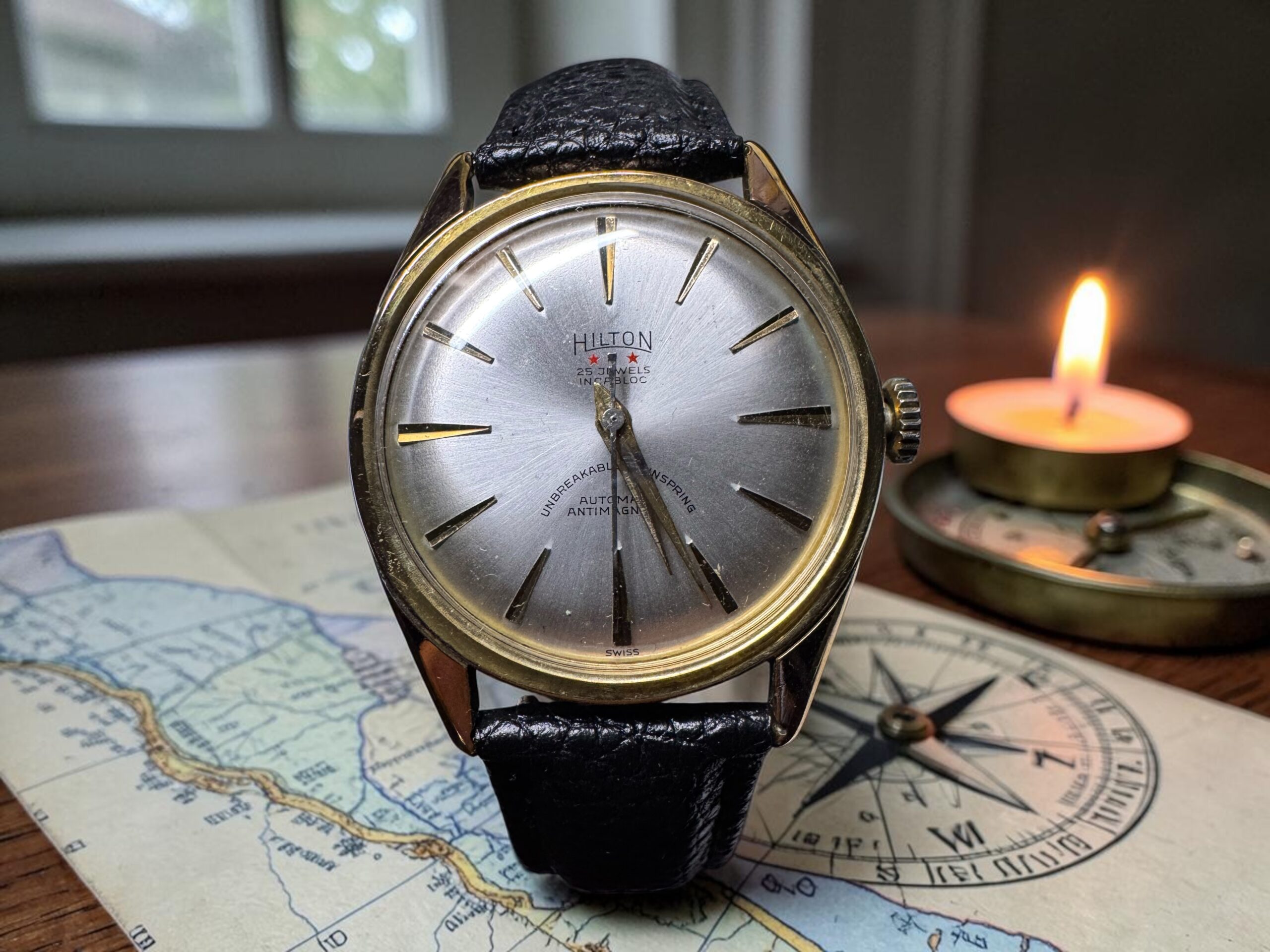 Hilton Automatic wristwatch 17 Jewels Swiss